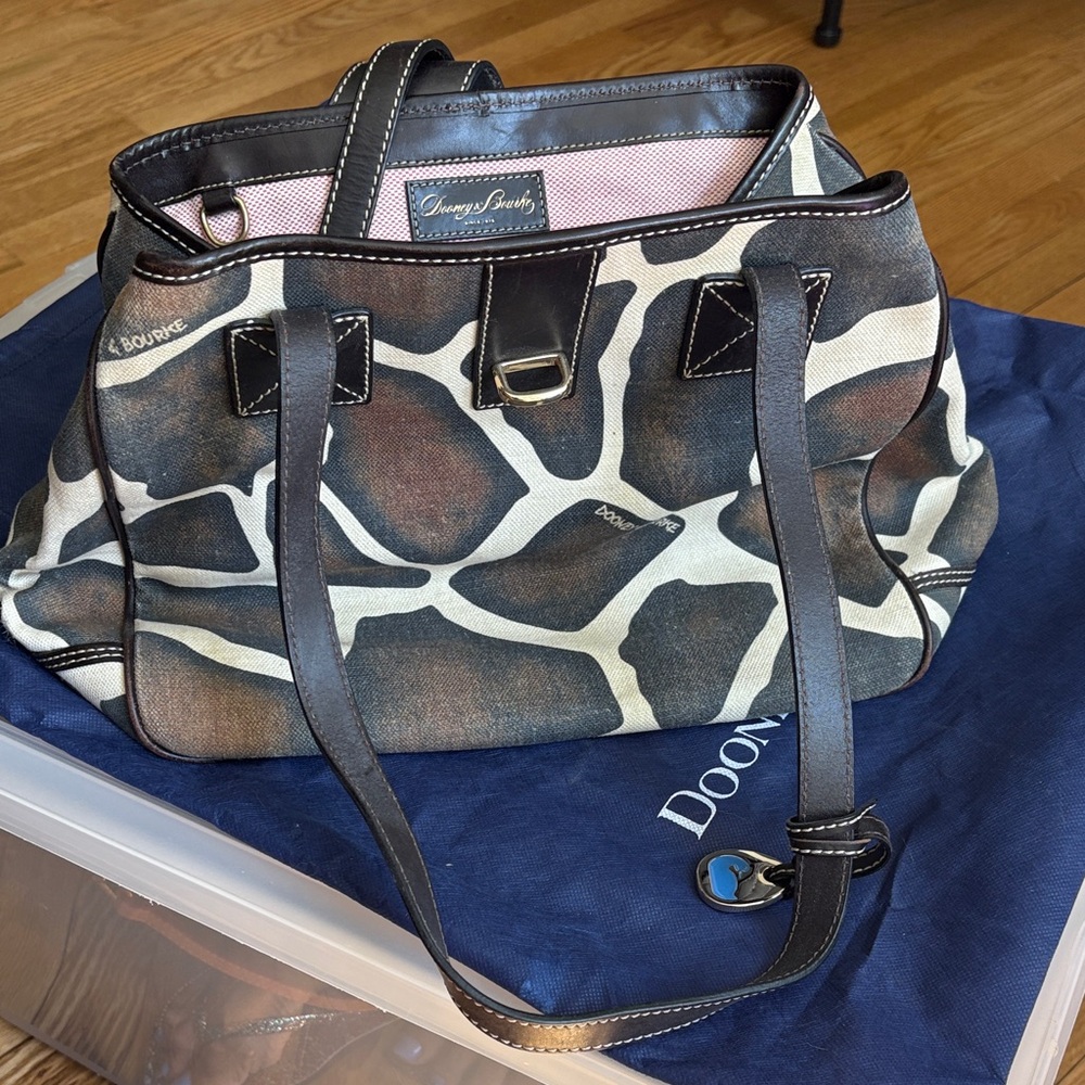 Dooney & Bourke Giraffe Print Shoulder Bag